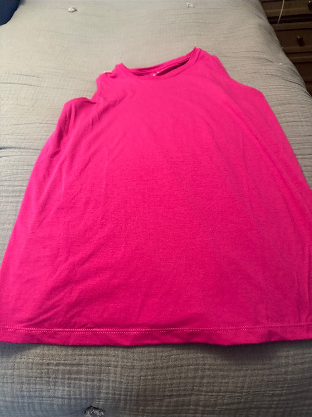 Nine West Hot Pink Crewneck Tank